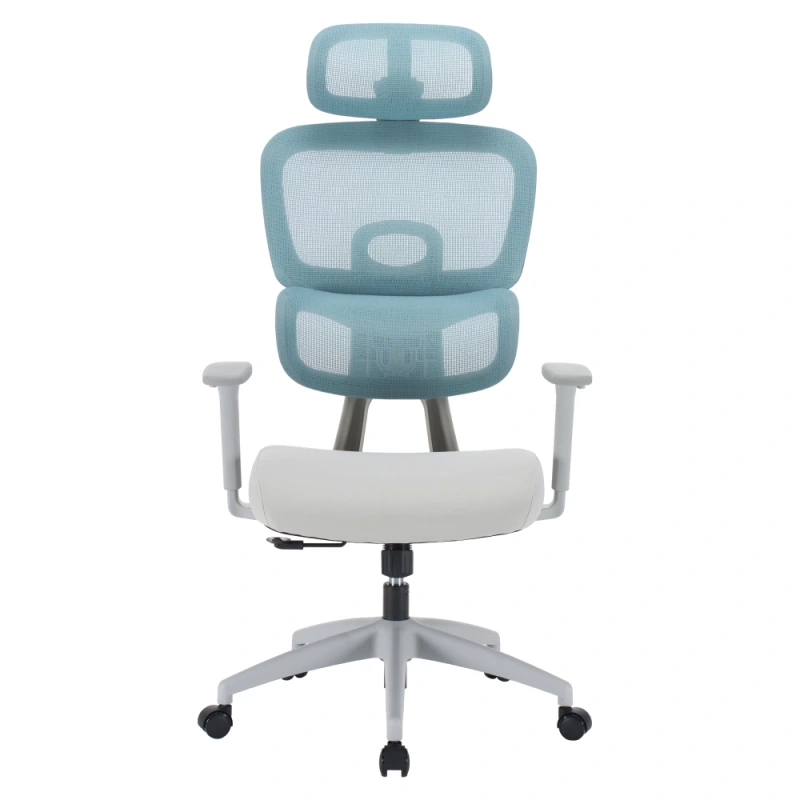 Kancelárske kreslo, neomint/svetlosivá/sivá, ERMEN 12