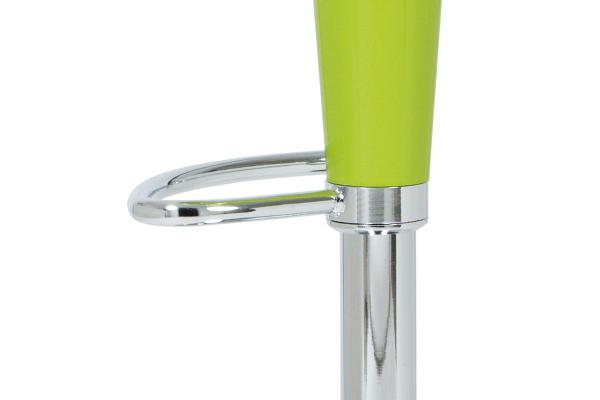 Autronic - barová stolička, plast zelený/chróm - AUB-9002 LIM