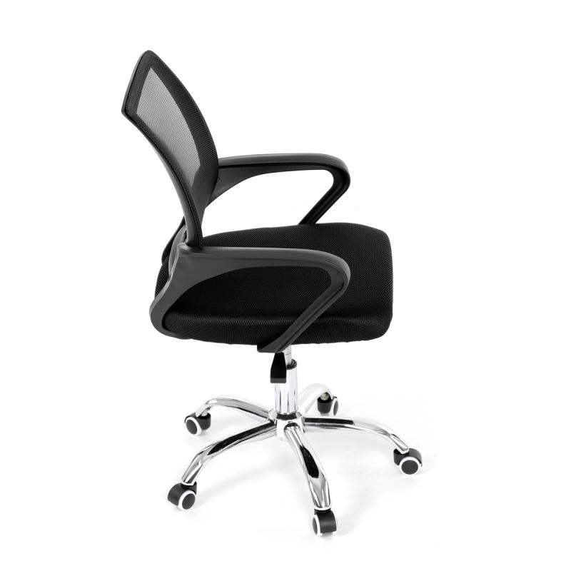 Dětská židle, houpací mechanismus, černá síťovina, KA-L103 BK 11