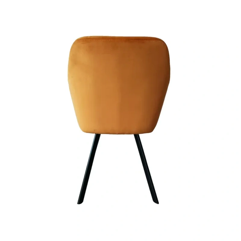 Kreslo, látka zamat horčicová/čierna, ZERON NEW 4