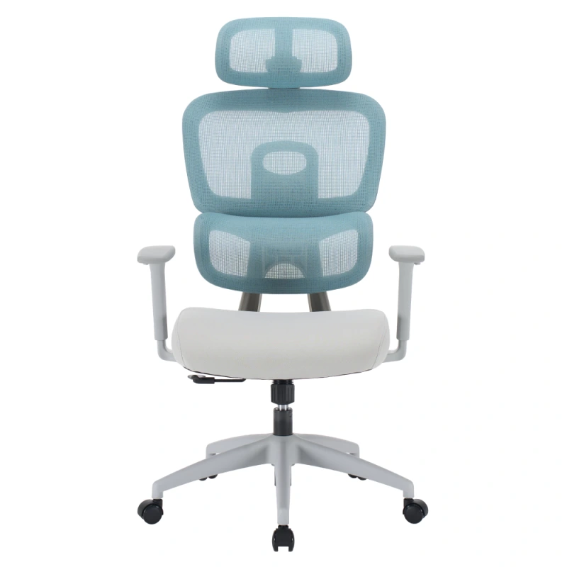 Kancelárske kreslo, neomint/svetlosivá/sivá, ERMEN 10