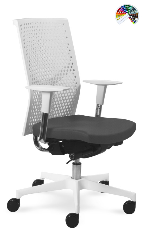 MAYER Kancelárska stolička PRIME ZOOM 2301 S čalúnenie MEDIFLEX SILVERTEX koženka