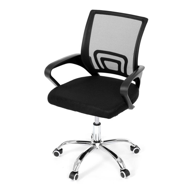 Dětská židle, houpací mechanismus, černá síťovina, KA-L103 BK 7