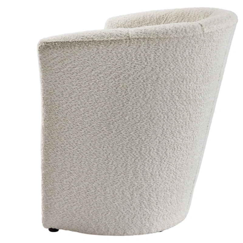 Klubové kreslo, smotanová látka Coral, CUBA 12