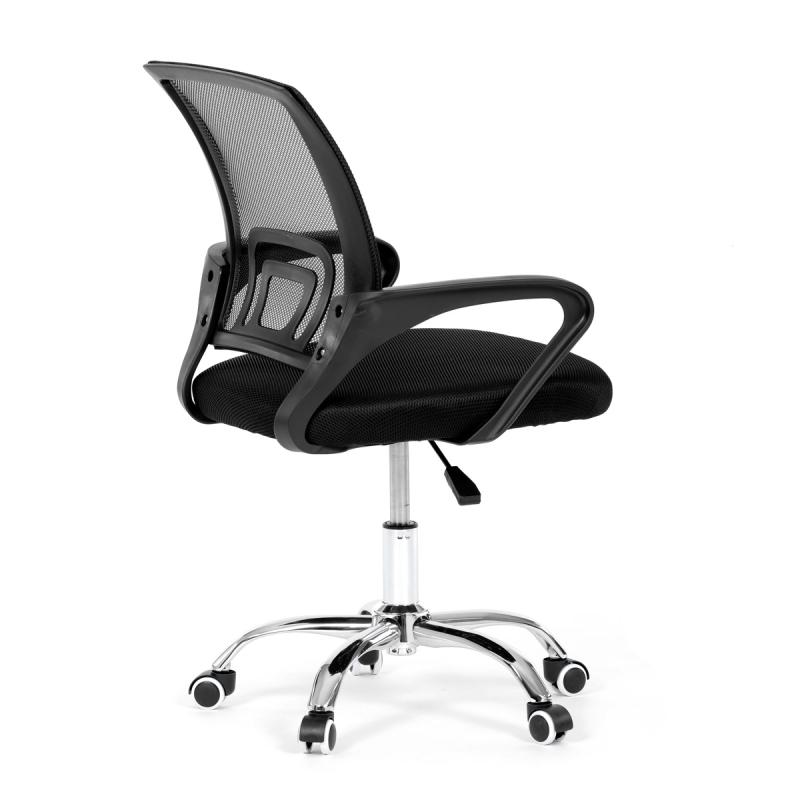 Dětská židle, houpací mechanismus, černá síťovina, KA-L103 BK 5