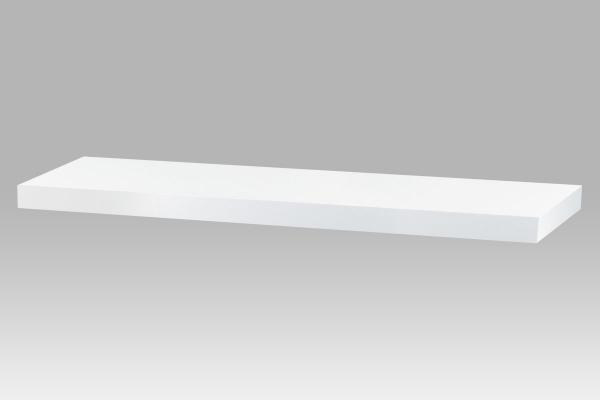 Polička nástenná 80 cm, MDF, farba biely mat, baleno v ochranej fólii - P-005 WT2