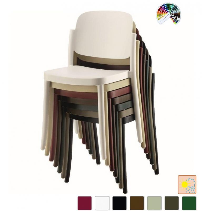 ALBA Dizajnová stolička PLAZA plast