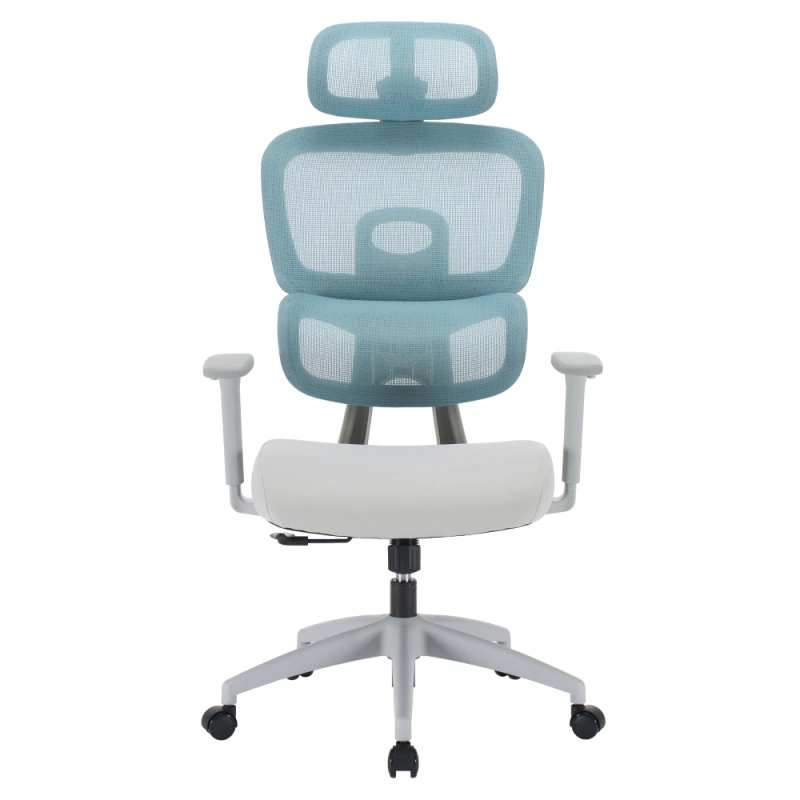 Kancelárske kreslo, neomint/svetlosivá/sivá, ERMEN 11