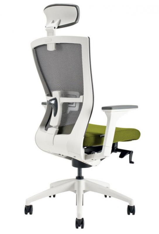 OFFICE PRO bestuhl Kancelárska stolička MERENS WHITE SP zelená