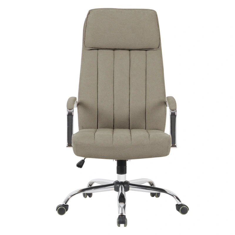 Kancelárske kreslo, béžová/chróm, JODY 1