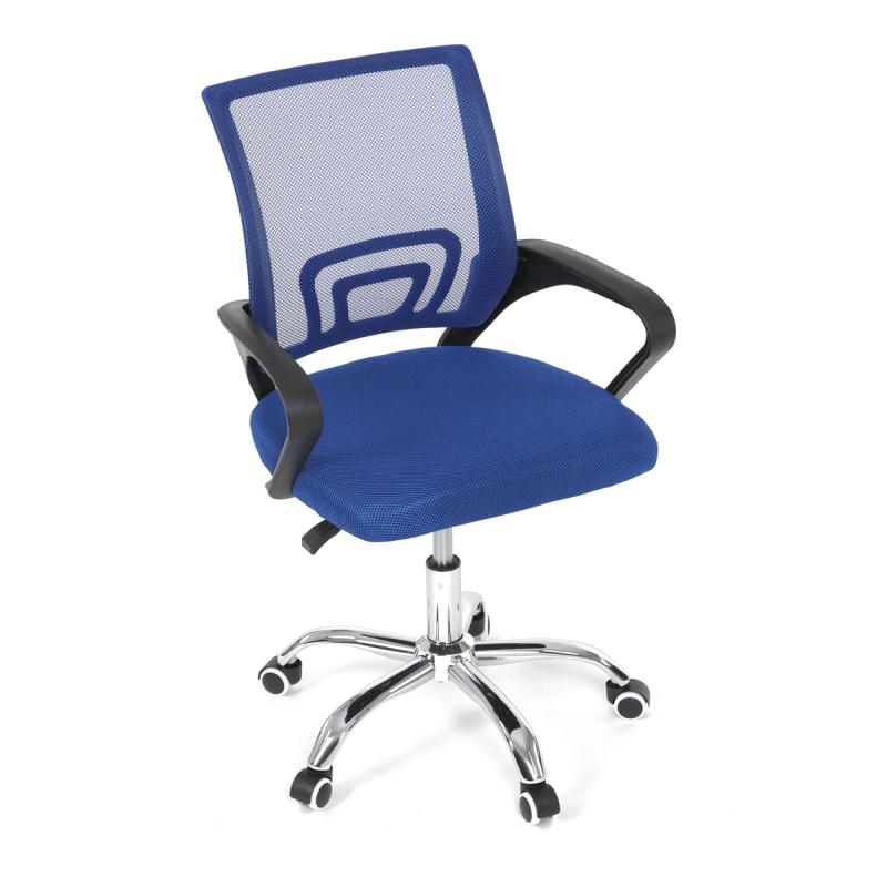 Dětská židle, houpací mechanismus, modrá síťovina, KA-L103 BLUE 12