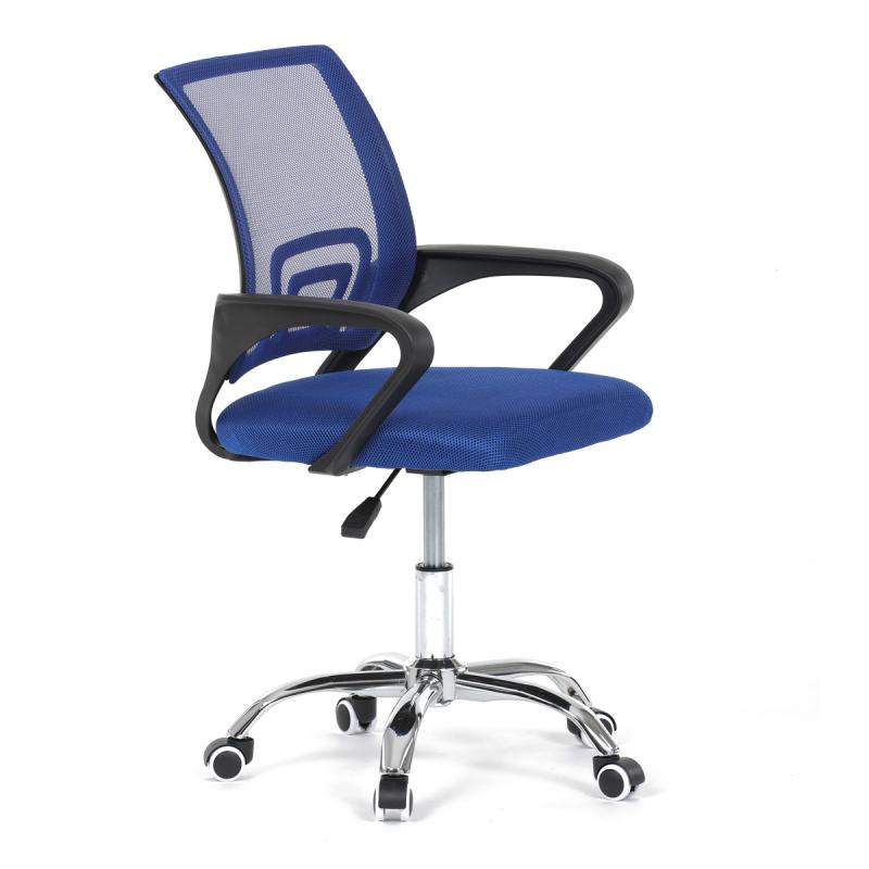 Dětská židle, houpací mechanismus, modrá síťovina, KA-L103 BLUE 6