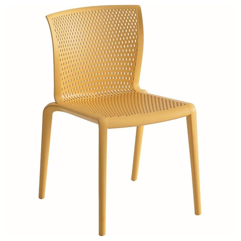 ALBA Dizajnová gastro stolička SPIKER plast