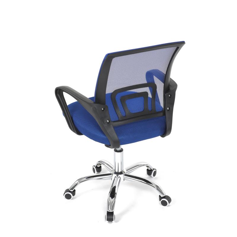 Dětská židle, houpací mechanismus, modrá síťovina, KA-L103 BLUE 9