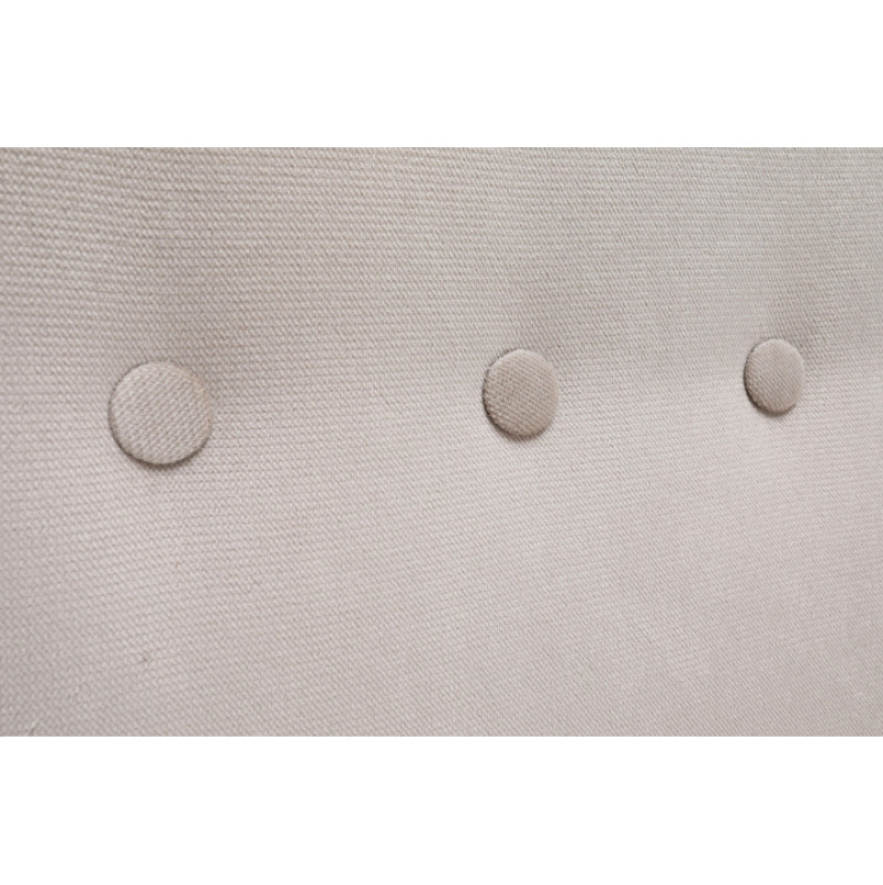 Kreslo-ušiak, krémová/čierna, RODEZA 12