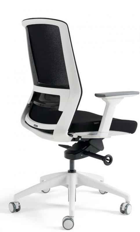 BESTUHL Kancelárska stolička J17 WHITE BP čierna