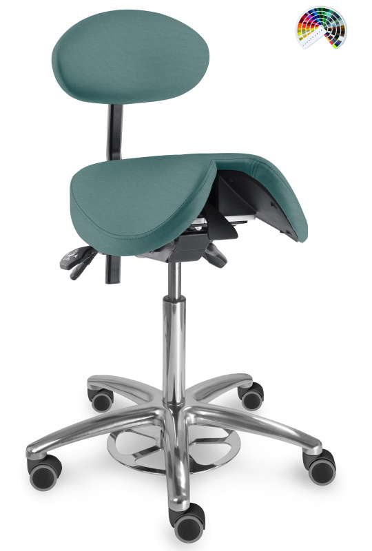 Sedlová zdravotnícka stolička 1215 S CLEAN čalúnenie ONE, AQUA CLEAN, XTREME 5