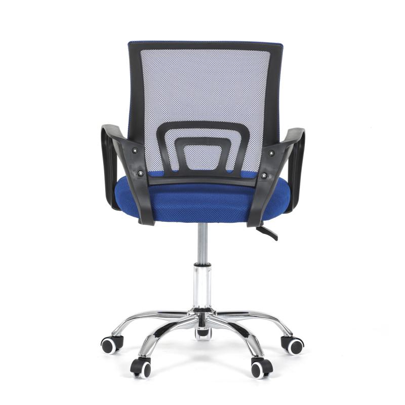 Dětská židle, houpací mechanismus, modrá síťovina, KA-L103 BLUE 4