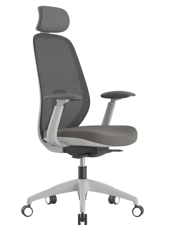 Kancelárska stolička CAELI šedá