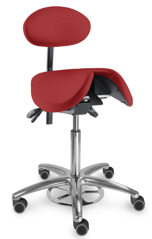 Sedlová zdravotnícka stolička 1215 S CLEAN čalúnenie ONE, AQUA CLEAN, XTREME 6