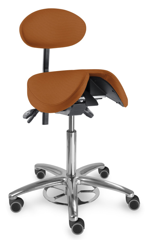 Sedlová zdravotnícka stolička 1215 S CLEAN čalúnenie ONE, AQUA CLEAN, XTREME 13