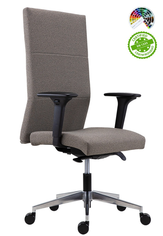 Kancelárske kreslo 8100 VERTIKA čalúnenie BLOOM MEDITAP koženka