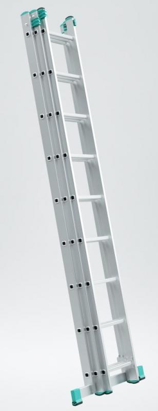 ALVE Rebrík hliníkový trojdielny univerzálny 7606 PROFI EUROSTYL