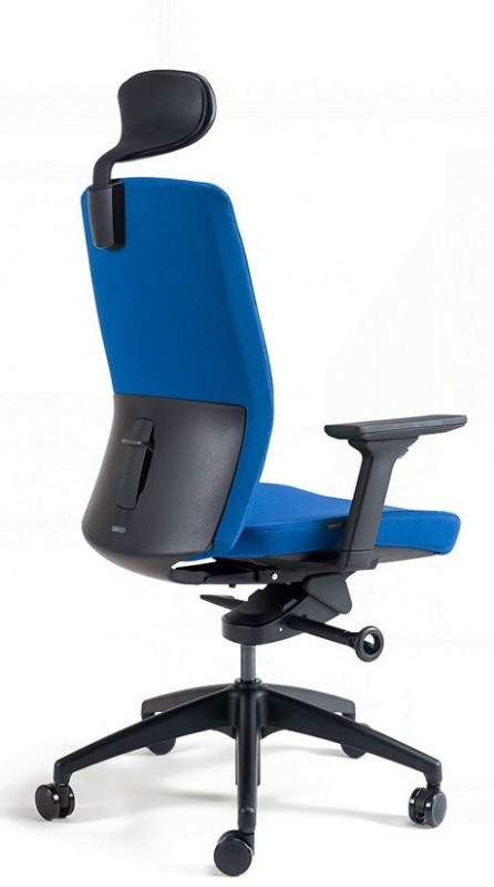 OFFICE PRO bestuhl Kancelárska stolička J2 BLACK SP modrá 2