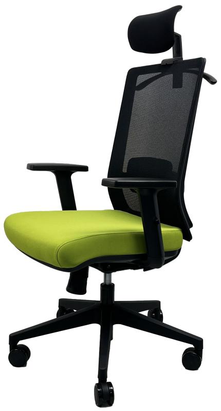 OFFICE MORE Kancelárska stolička DVIS zelená