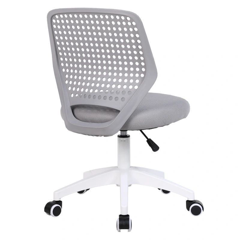 Otočná stolička, sivá/biela, SATOZ 1