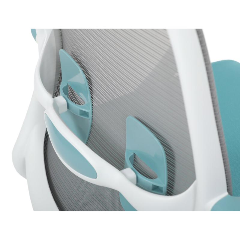 Kancelářská židle, houpací mechanismus, modrá látka, KA-S425 BLUE 5