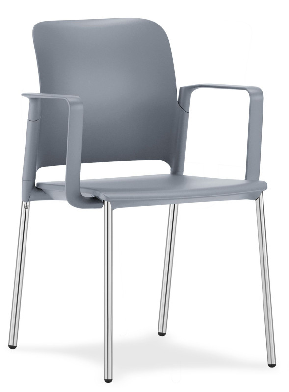 MAYER Konferenčná stolička do čakárne CLASS3 čalúnenie MEDIFLEX SILVERTEX koženka 6