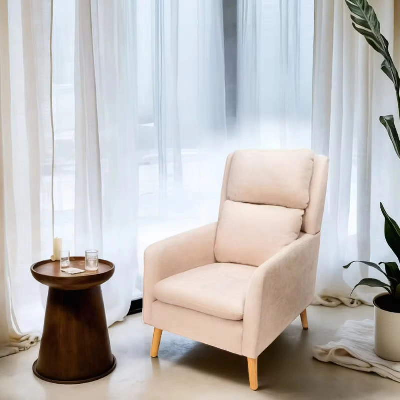 Relaxačné kreslo, béžová, DEMIR 7