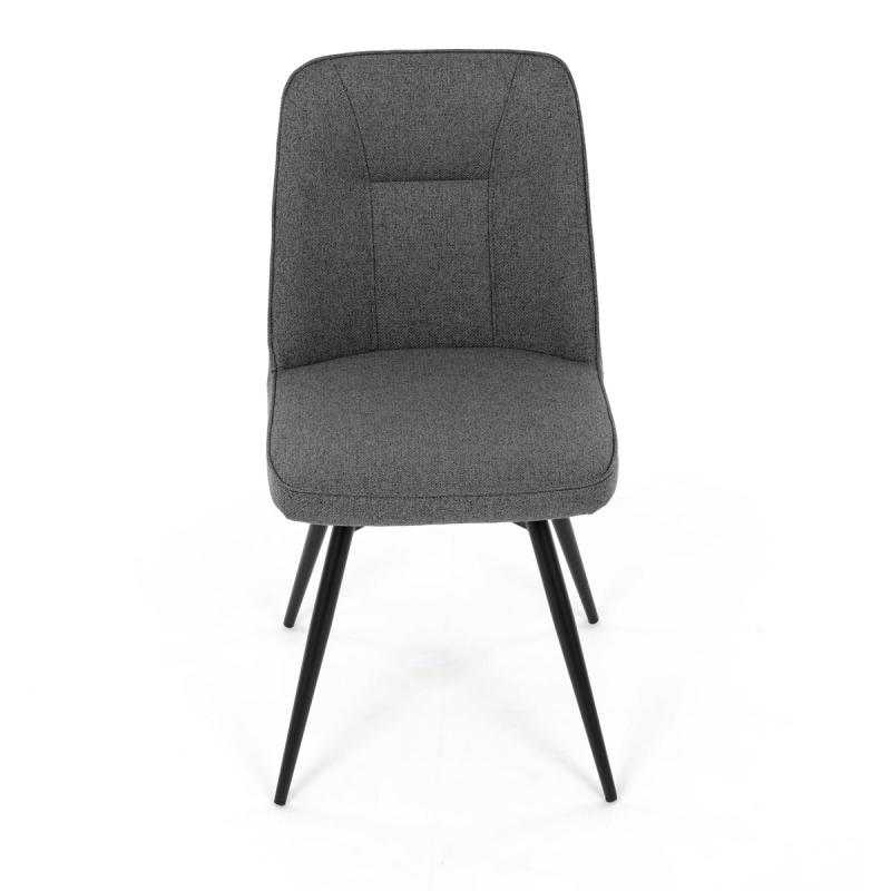 Jídelní židle, šedá, hladká látka, DCL-V2052 GREY2 7