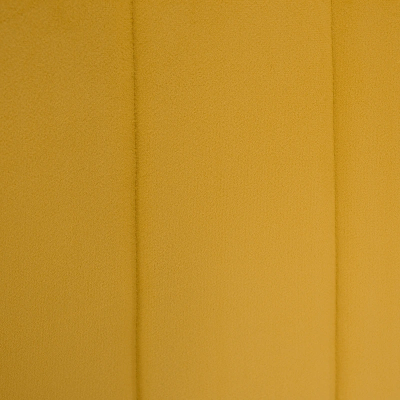 Relaxačné kreslo, žltá Velvet látka, BARET 15