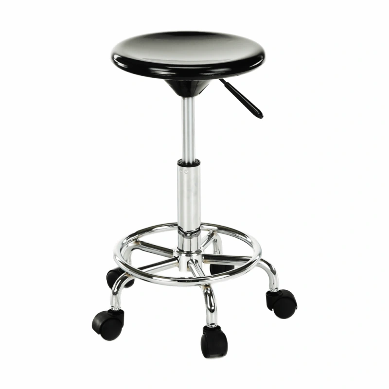 Stolička, čierna/chróm, MABEL 4 NEW 9