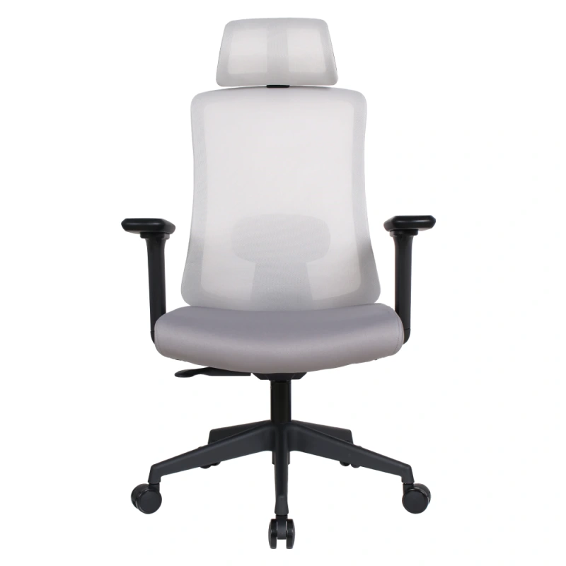 Kancelárske kreslo, sivá/čierna, ROSANO 1