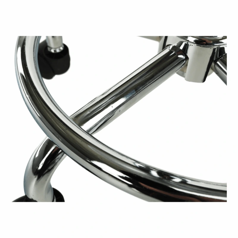 Stolička, čierna/chróm, MABEL 4 NEW 2