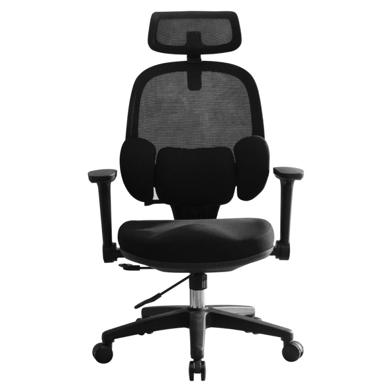 Kancelárske kreslo, čierna, ABRAMO 2