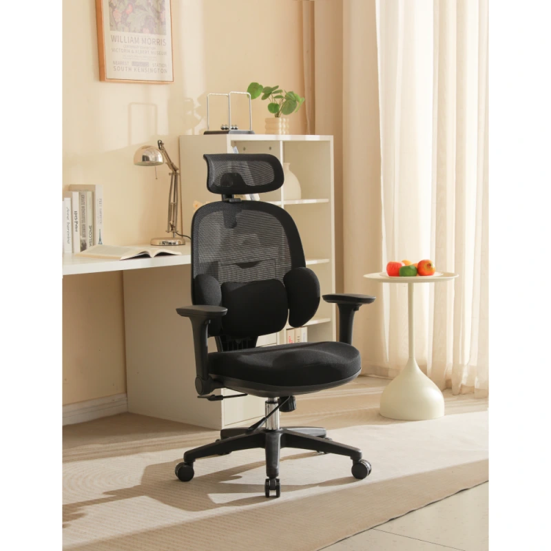 Kancelárske kreslo, čierna, ABRAMO 5