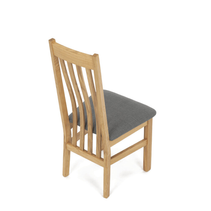 Jedálenská stolička, prírodná, masív, C-2100 GREY2 6