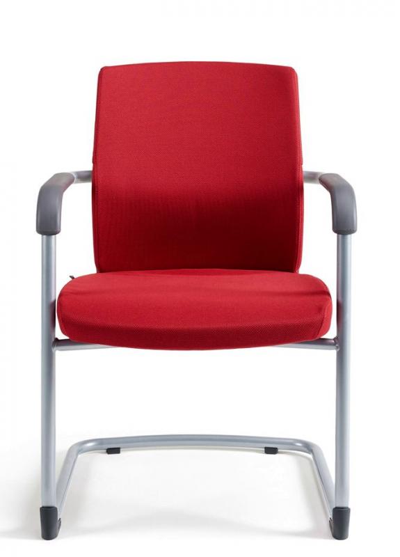 OFFICE PRO bestuhl Konferenčná rokovacia stolička JCON WHITE červená