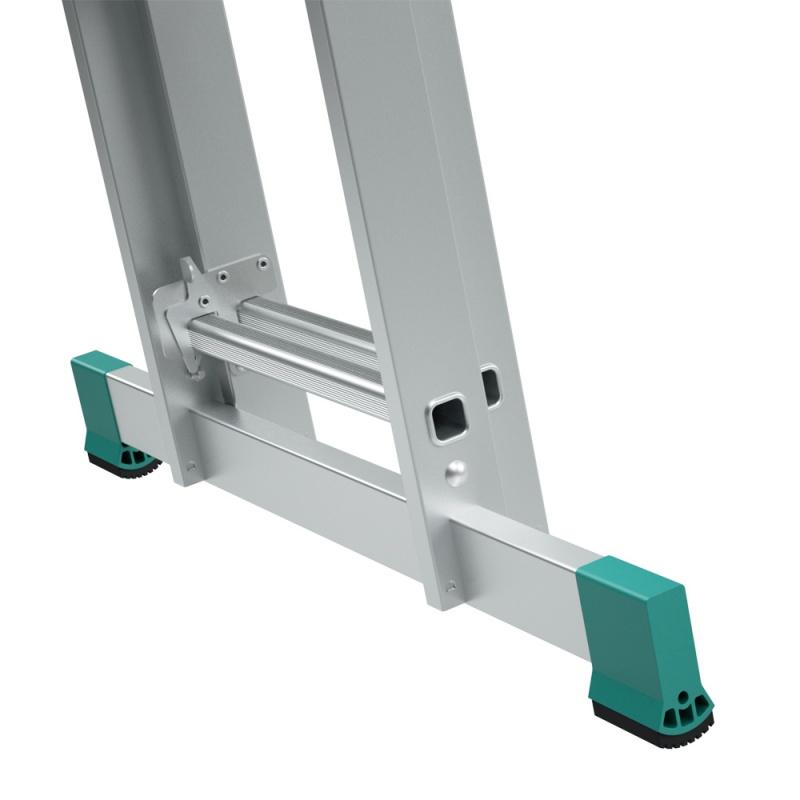 ALVE Rebrík hliníkový jednodielny so stabilizátorom 7118 PROFI EUROSTYL