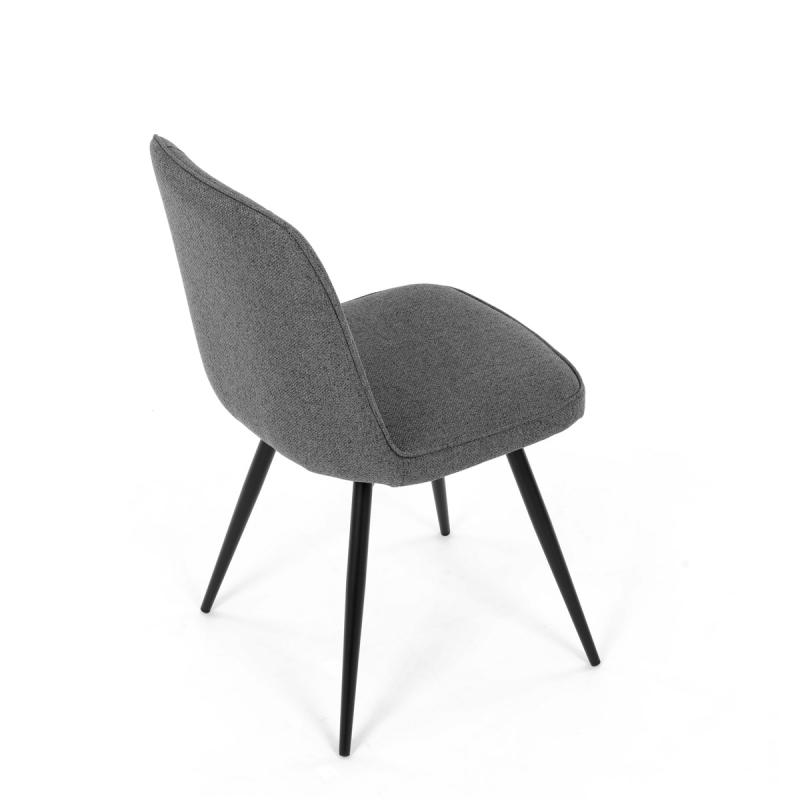 Jídelní židle, šedá, hladká látka, DCL-V2052 GREY2 11