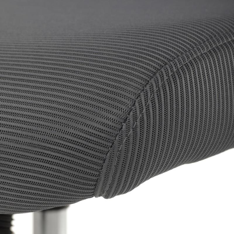 Kancelářská židle, houpací mechanismus, šedá síťovina, KA-C807 GREY 13