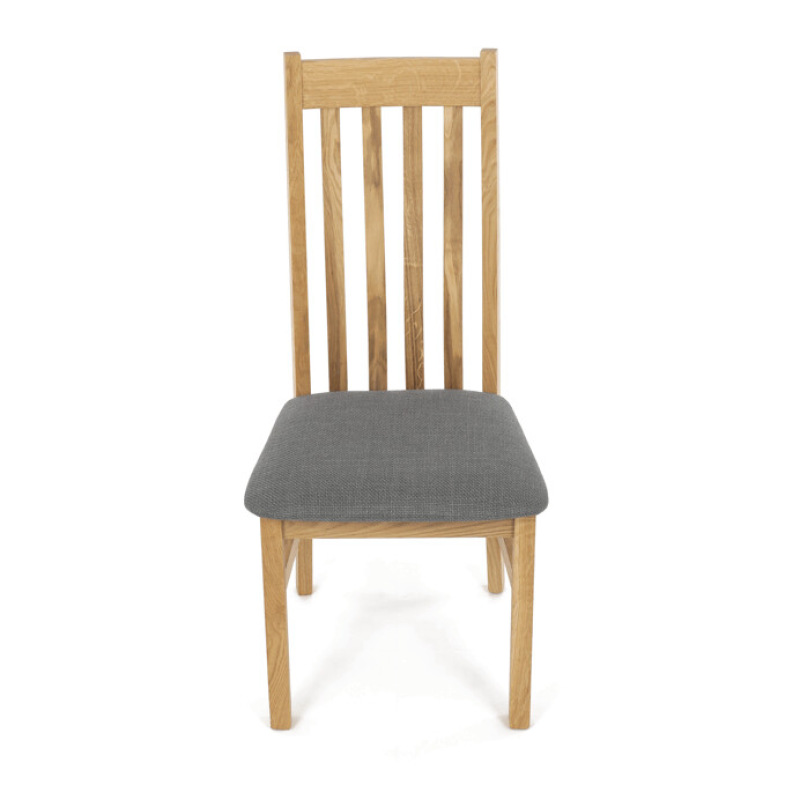 Jedálenská stolička, prírodná, masív, C-2100 GREY2 5