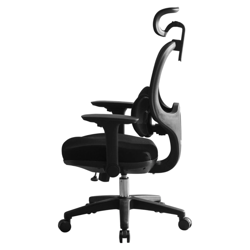 Kancelárske kreslo, čierna, ABRAMO 4