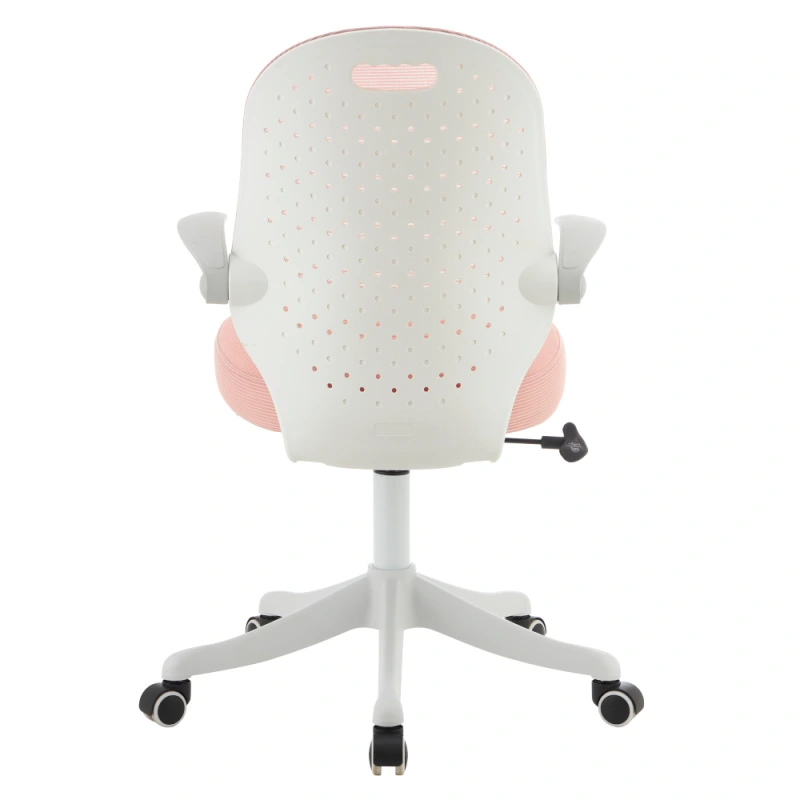 Otočná stolička, ružová/biela, TARIA 5