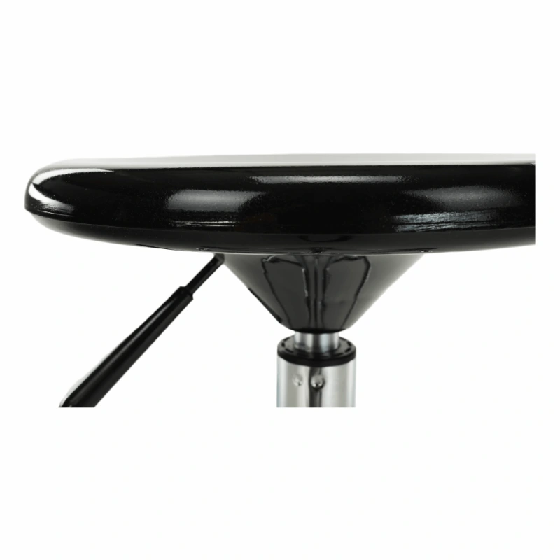 Stolička, čierna/chróm, MABEL 4 NEW 12