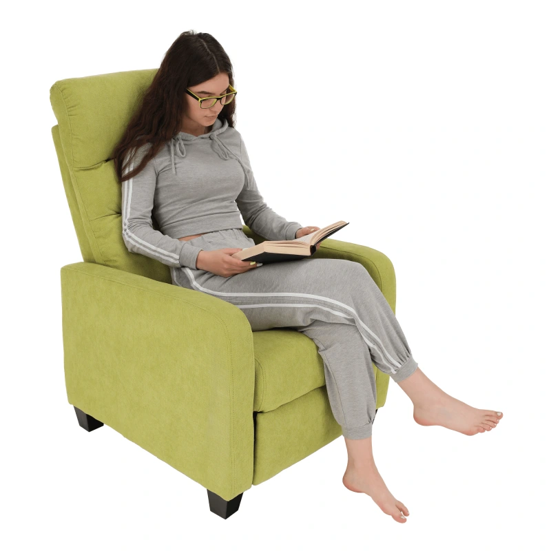 Relaxačné kreslo, zelená, TURNER 2